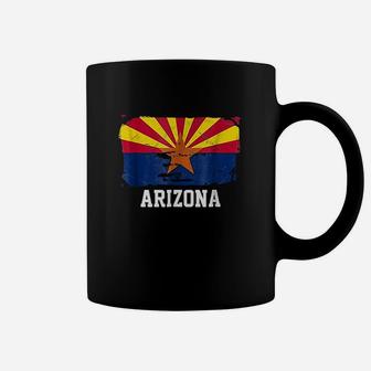 Arizona United States Vintage Distressed Flag Coffee Mug - Seseable