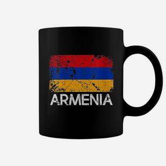 Armenian Flag Vintage Made In Armenia Gift Coffee Mug - Seseable