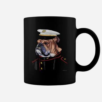 Army Bulldog Military Armed Forces Devil Dog Coffee Mug - Seseable