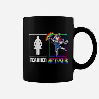 Art Teacher Unicorn Coffee Mug - Seseable