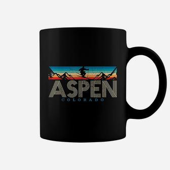 Aspen Colorado Ski Vintage Coffee Mug - Seseable