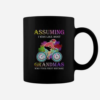 Assuming I Was Like Most Grandpas Was Your First Mistake Colorful Coffee Mug - Seseable