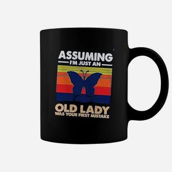 Assuming Im Just An Old Lady Was Your First Mistake Coffee Mug - Seseable
