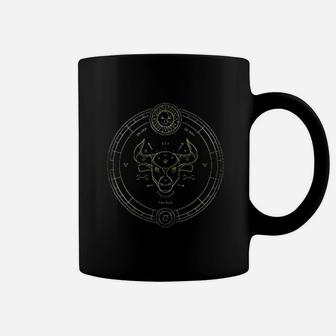 Astrology Sun Moon Circle Zodiac Sign Taurus Coffee Mug - Seseable