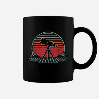 Astronomy Telescope Retro Space Science Vintage 80s Gift Coffee Mug - Seseable