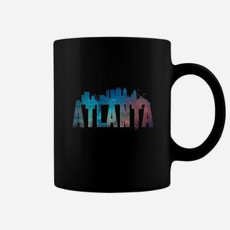 Atlanta City Skyline Ga Pride Vintage Vacation Souvenir Gift Coffee Mug - Seseable