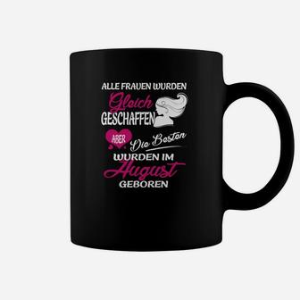 August Frauen Geburtstags-Tassen, Personalisiertes Sternzeichen Design - Seseable