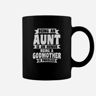 Aunt And Godmother Gifts For Aunts From Niece Coffee Mug - Seseable