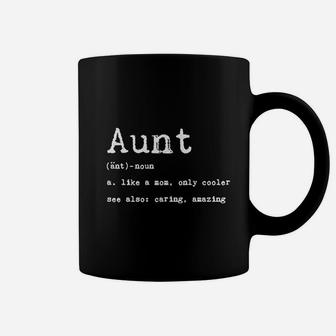 Aunt Definition Funny Family Sister Gift Coffee Mug - Seseable
