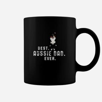 Australian Shepherd Best Aussie Dad Ever Gift Coffee Mug - Seseable