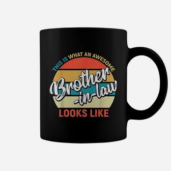 Awesome Brother In Law Funny Gift From Sister In Law Coffee Mug - Seseable