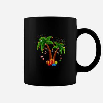 Awesome Decorated Christmas Palm Tree Conout Coffee Mug - Seseable