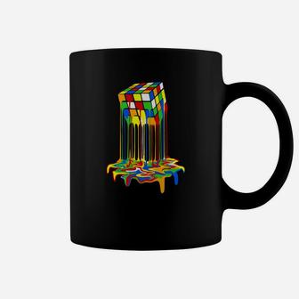 Awesome Graphic Melting Rubik Rubix Rubics Cube Coffee Mug - Seseable