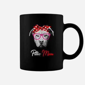 Awesome Womens Pittie Mom Best Pitbull Mom Mother Day Gift Shirt Coffee Mug - Seseable