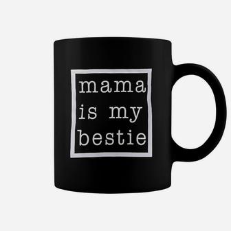 Baby Girls Mama Is My Bestie Print Coffee Mug - Seseable