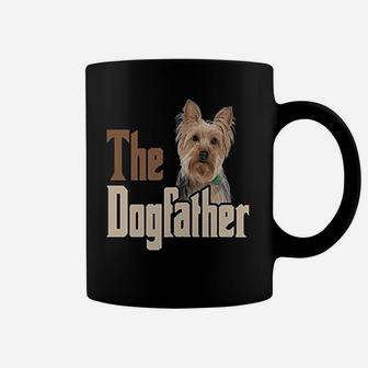 Bageyou The Dogfather Yorkie Apron Dog Dad Kitchen Baking Chef Apron Coffee Mug - Seseable