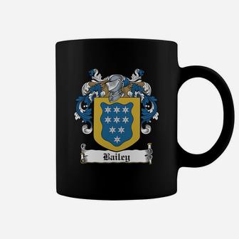 Bailey Coat Of Arms Irish Family Crests Coffee Mug - Seseable
