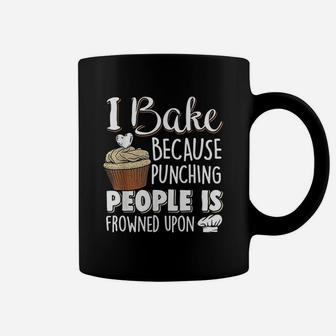 Baking Lover Punching People Baker And Cupcake Coffee Mug - Seseable