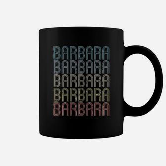 Barbara First Name Vintage Coffee Mug - Seseable