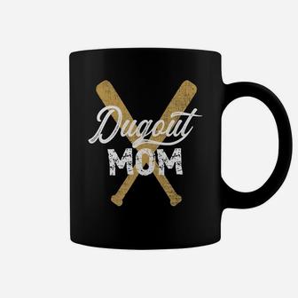 Baseball Dugout Mom Mother Baseball Bats Coffee Mug | Seseable CA