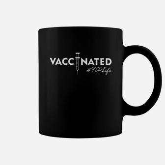 Basic Graphic Vaccinated Nurse Practitioner Coffee Mug - Seseable