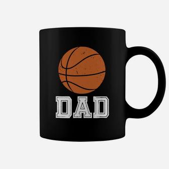 Basketball Dad Ball Graphic T-shirt For Baller Daddies Coffee Mug - Seseable