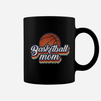 Basketball Mom Vintage 90s Style Basketball Mother Gift Coffee Mug - Seseable