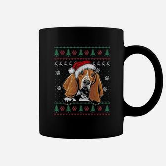 Basset Hound Christmas Dog Lover Coffee Mug - Seseable