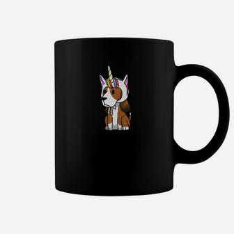 Basset Hound Unicorn Hat Funny Dog Gift Premium Coffee Mug - Seseable