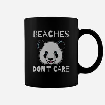 Beach Panda T-shirt Panda Beaches Lovers Shirt Coffee Mug - Seseable