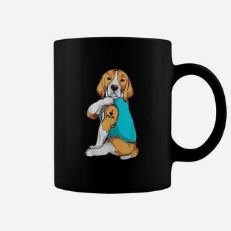 Beagle I Love Mom Apparel Dog Mom Gifts Coffee Mug - Seseable