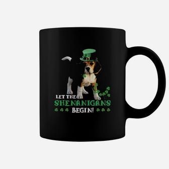 Beagle Let The Shenanigans Begins Beagle Mom Coffee Mug - Seseable