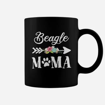 Beagle Mama With And Flowers Coffee Mug - Seseable