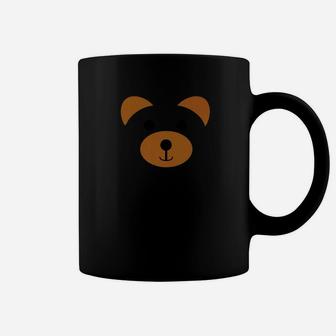 Bear Face Halloween Costume Brown Teddy Bear Coffee Mug - Seseable