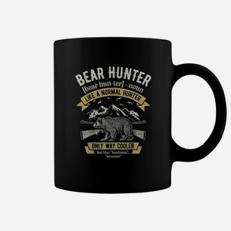Bear Hunter Vintage Hunting Funny Hunters Definition Coffee Mug - Seseable