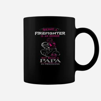 Being A Firefighter Papa, best christmas gifts for dad Coffee Mug - Seseable