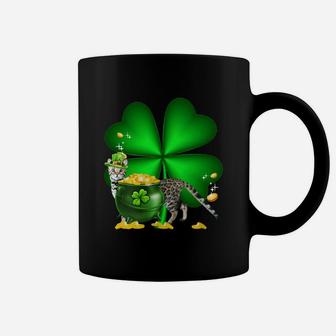 Bengal Shamrock St Patricks Day Irish Great Cat Lovers Coffee Mug - Seseable