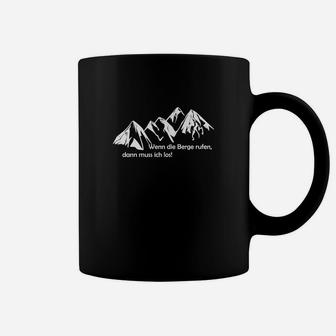 Bergsteiger Tassen Wenn die Berge rufen, Outdoor Enthusiasten Design - Seseable