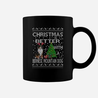 Bernese Mountain Dog Christmas Coffee Mug - Seseable