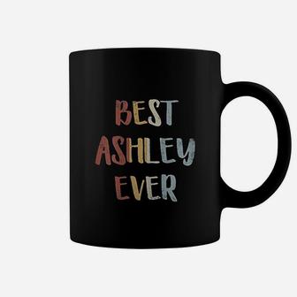 Best Ashley Ever Retro Vintage First Coffee Mug - Seseable