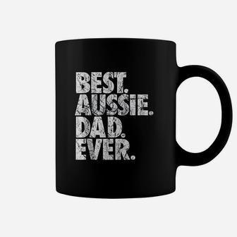 Best Aussie Dad Ever Australian Shepherd Dog Dad Gift Coffee Mug - Seseable