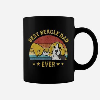 Best Beagle Dad Ever Retro Vintage Gift Coffee Mug - Seseable