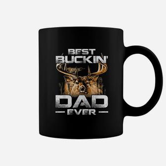 Best Buckin Dad Ever Deer Hunting Bucking Father Gift Coffee Mug - Seseable