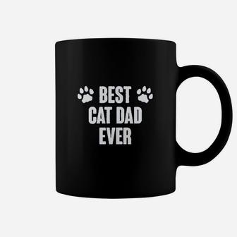 Best Cat Dad Ever Gift For Dad Cute Funny Heather Royal Blue L Graphic Coffee Mug - Seseable