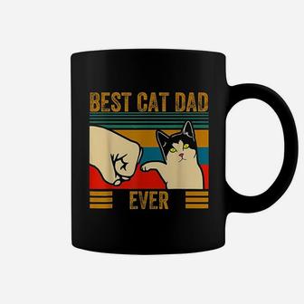 Best Cat Dad Ever Men Bump Fit Fathers Day Coffee Mug - Seseable