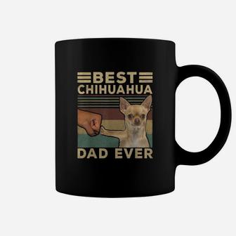 Best Chihuahua Dad Ever Father’s Day Vintage Dog Lovers Shirt Coffee Mug - Seseable