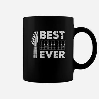 Best Dad Ever Guitar Shirt Dad Chords T Shirt Coffee Mug - Seseable