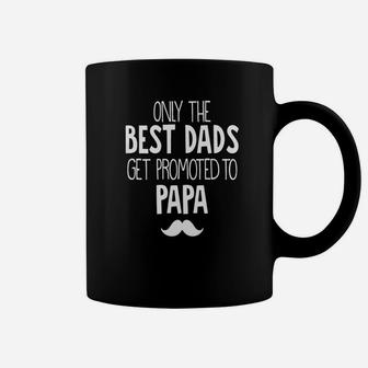 Best Dads Get Promoted To Papa Coffee Mug | Seseable UK