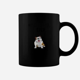 Best Dog Dad Ever Funny English Bulldogs Pups Coffee Mug - Seseable
