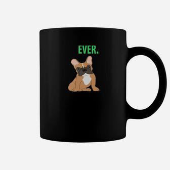 Best Dog Dad Ever Funny French Bulldogs Pups Back Coffee Mug - Seseable